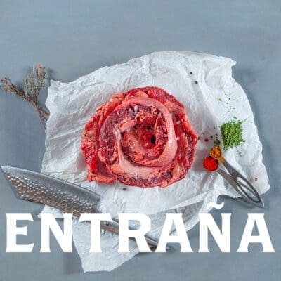 Entraña barata, sabrosa, jugosa y tierna.
